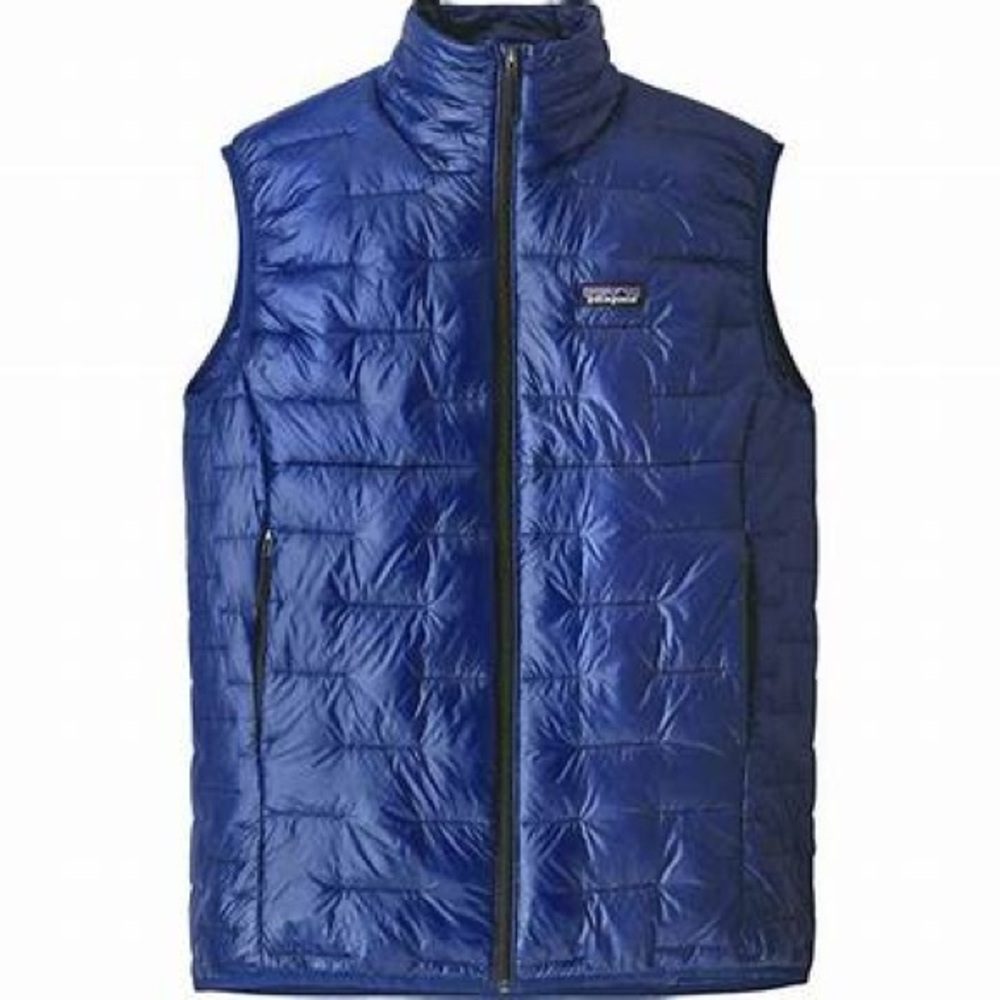 Patagonia Micro Puff Insulated Vest in Viking Blue Size Men’s XS (EUC)